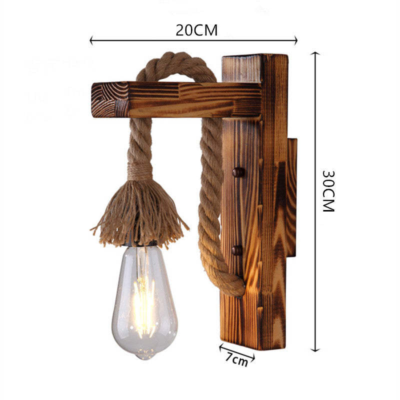 Silva Solid Wood Wall Lamp for Hallway & Living Room - Neutralighting
