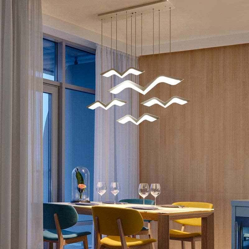 Arisha Seagull Modern Pendant Light, 3 Style - Neutralighting