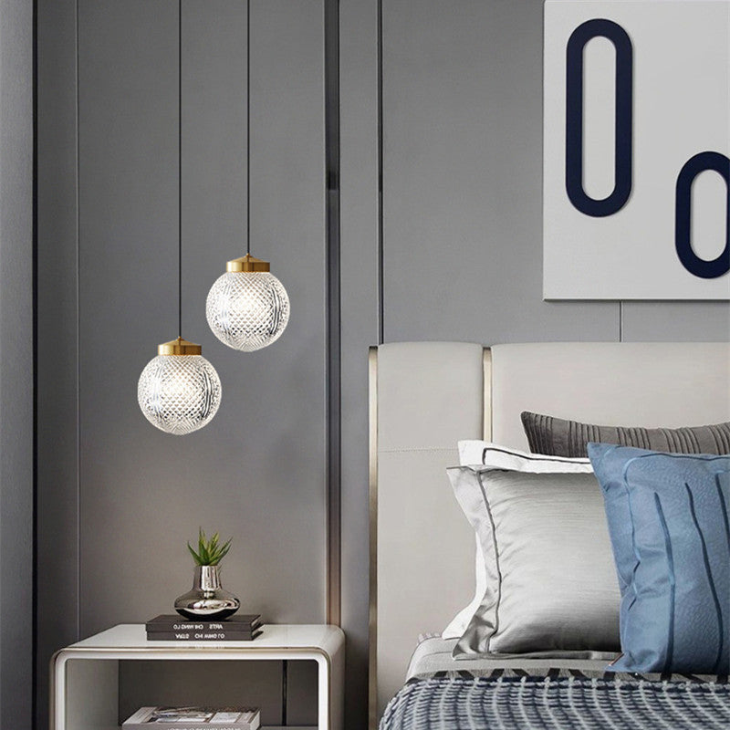 Arisha Modern Circle Glass Pendant Light for Bedroom & Hotel - Neutralighting