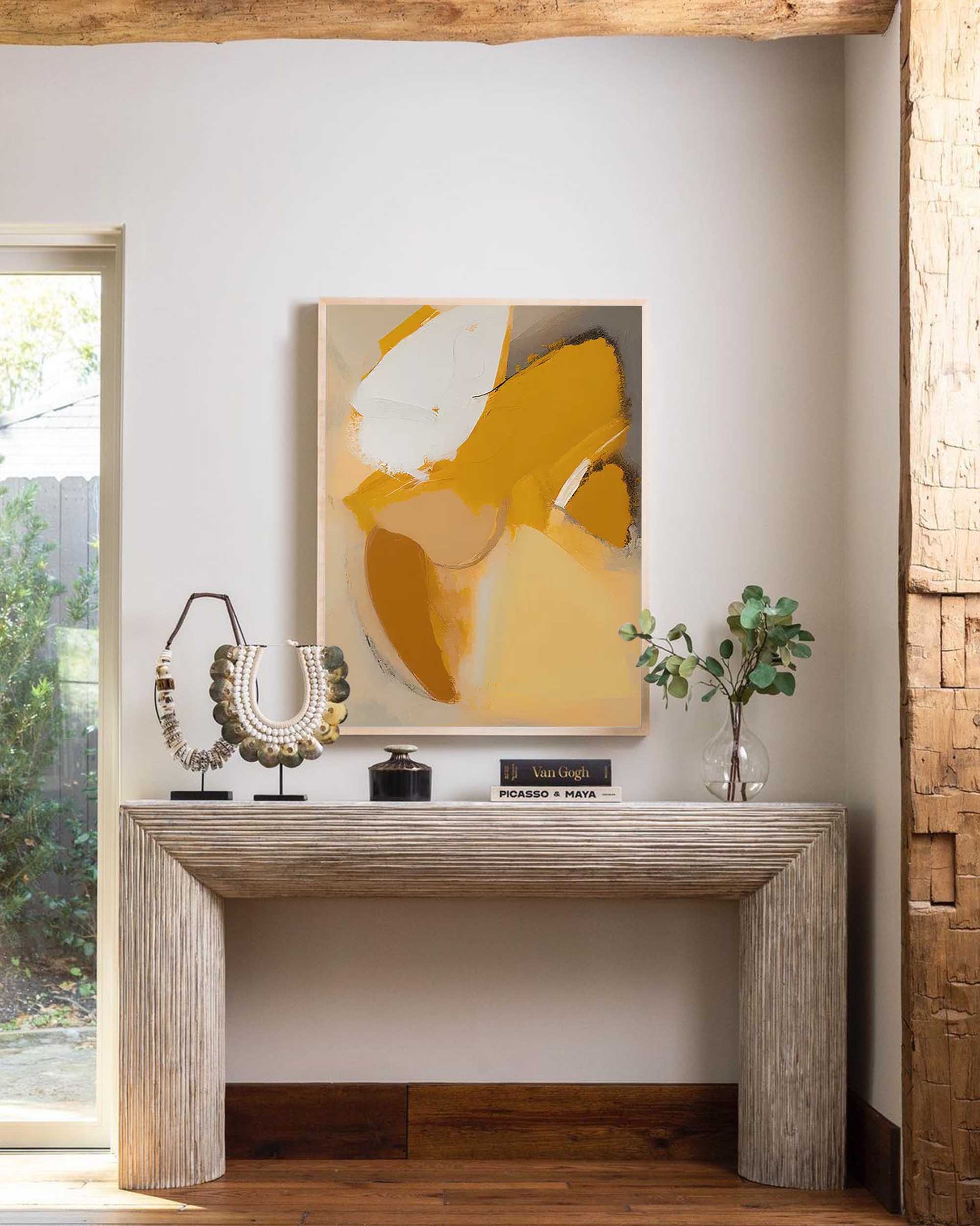 Wall Art Abstract Contemporary Neutral