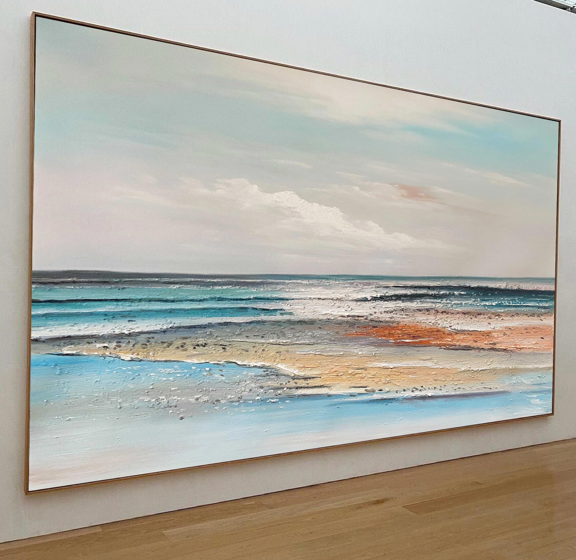Turner Style Coastal Seascape Canvas Wall Art