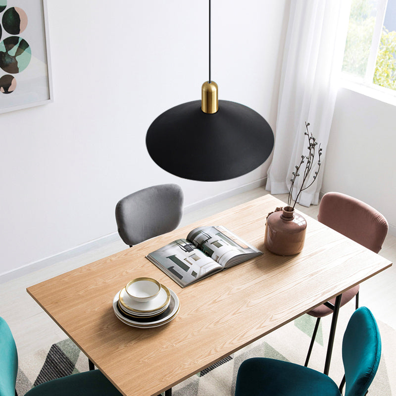 Aria Vintage Umbrella Monochrome Pendant Light