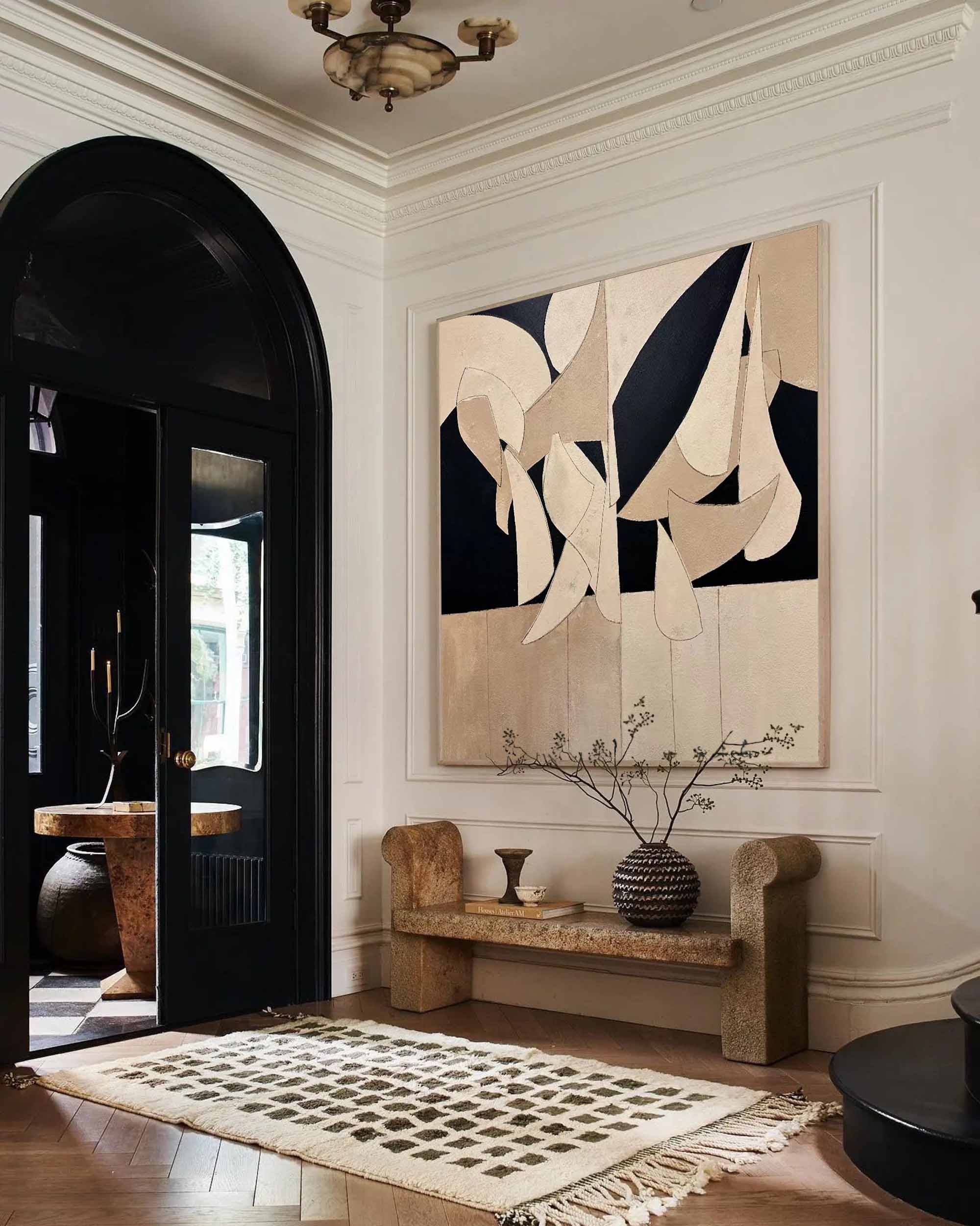 Wall Art Wabi-Sabi Serene Calm Modern Linen