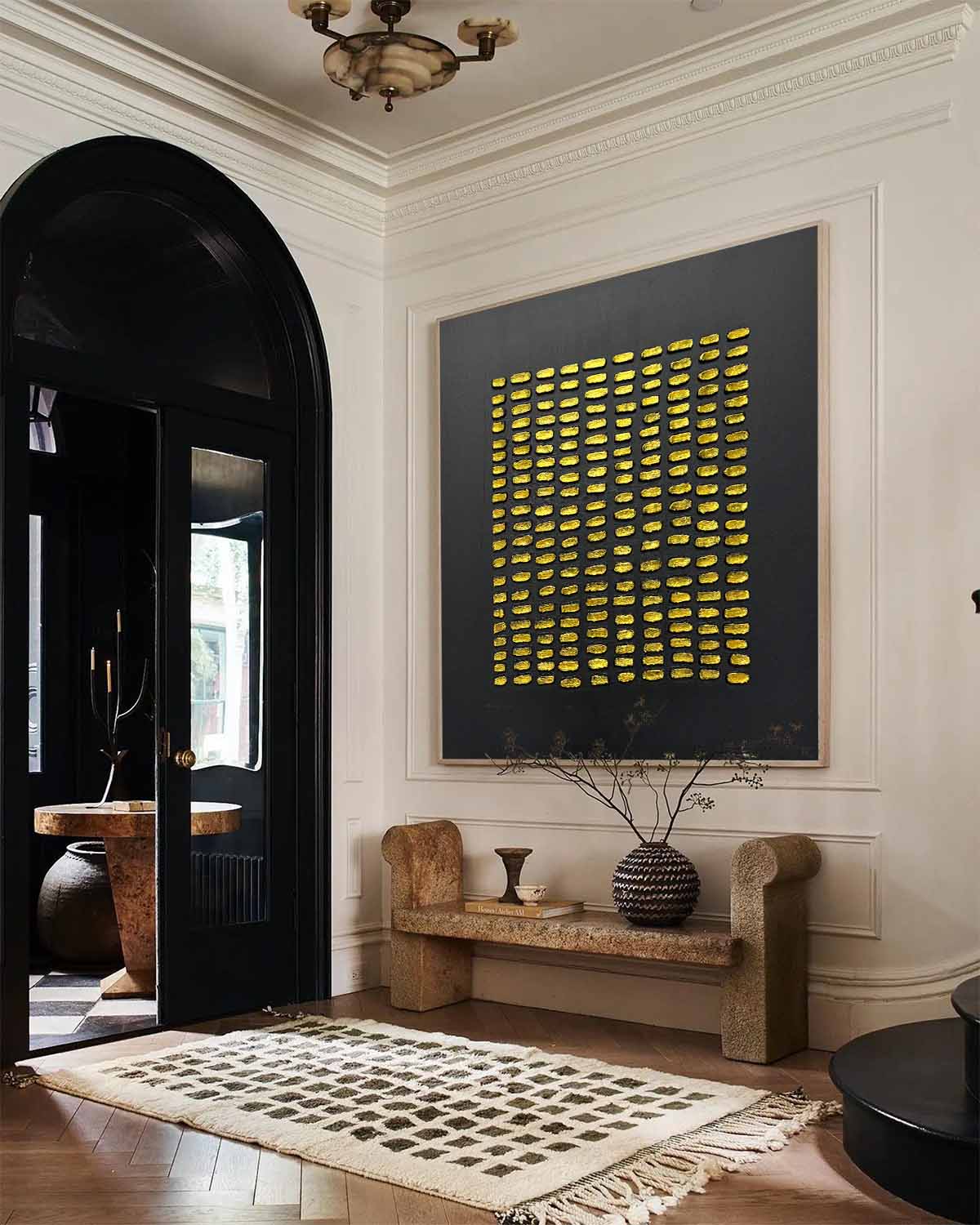 Plaster Art Texture Painting SG274 - Neutralighting