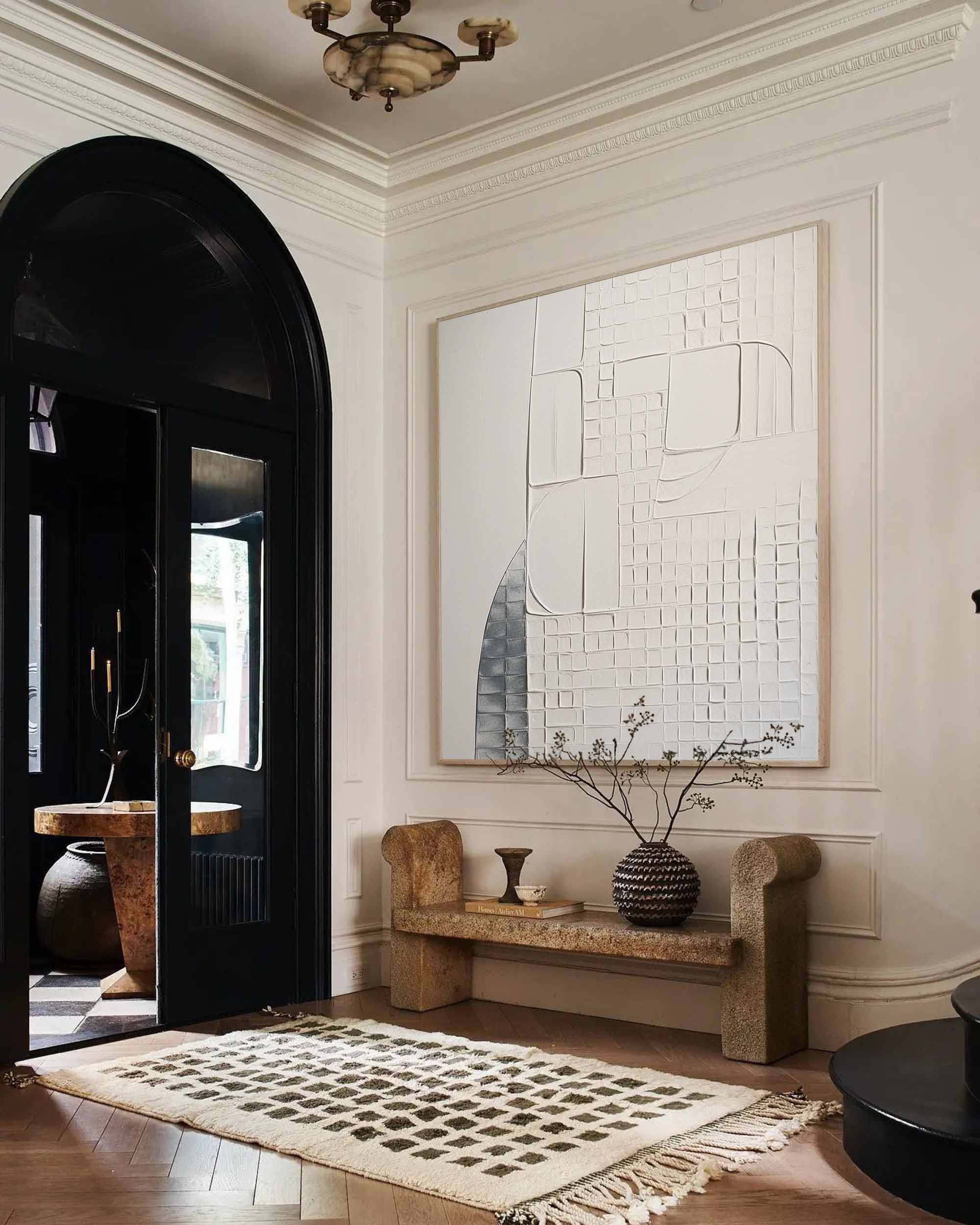 Plaster Art Texture Painting SG244 - Neutralighting