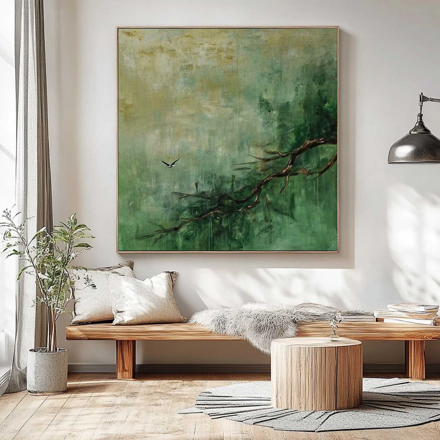 Wall Art Abstract Tranquil Wabi-Sabi Atmosphere