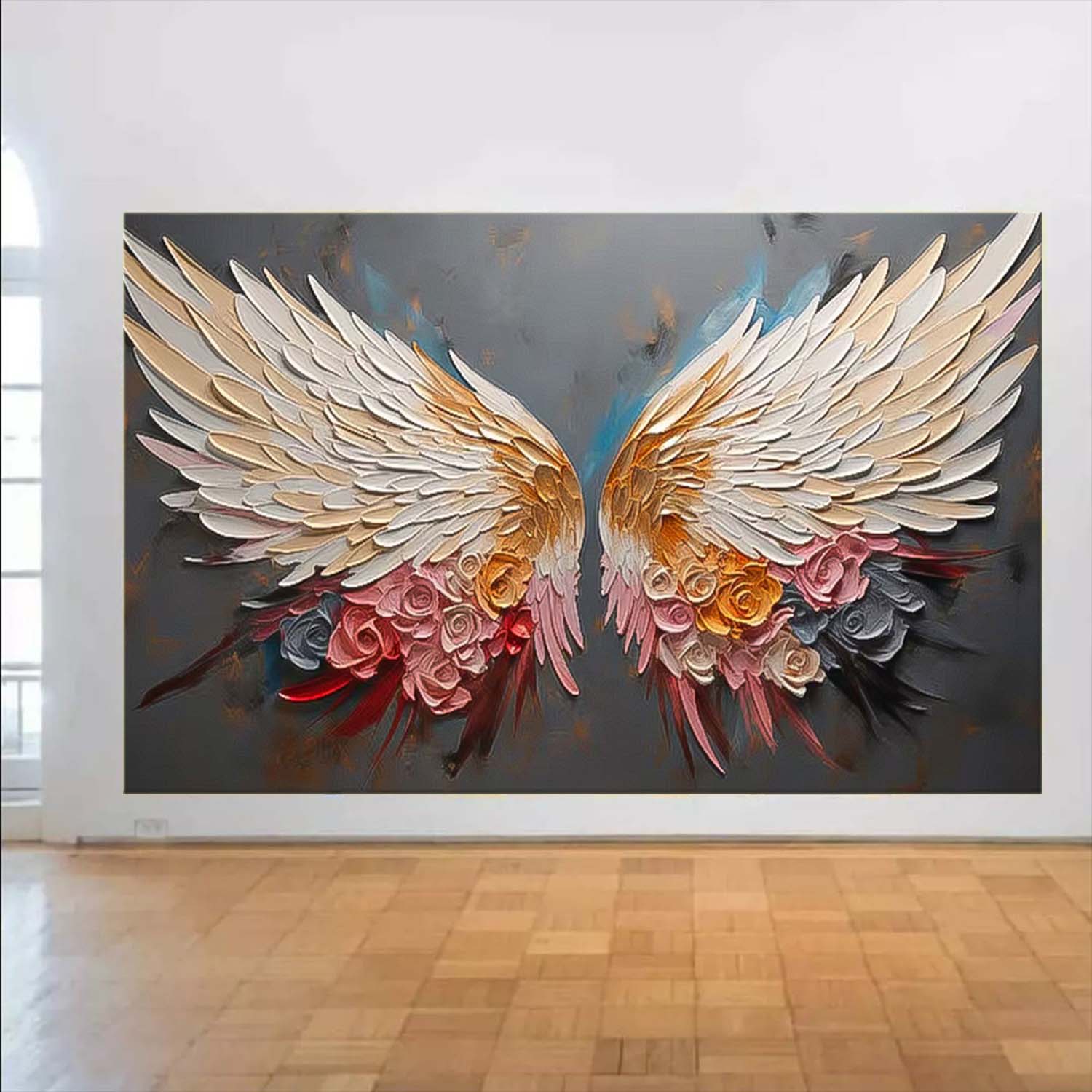 Wall Art Design Flower Romantic Fantasy