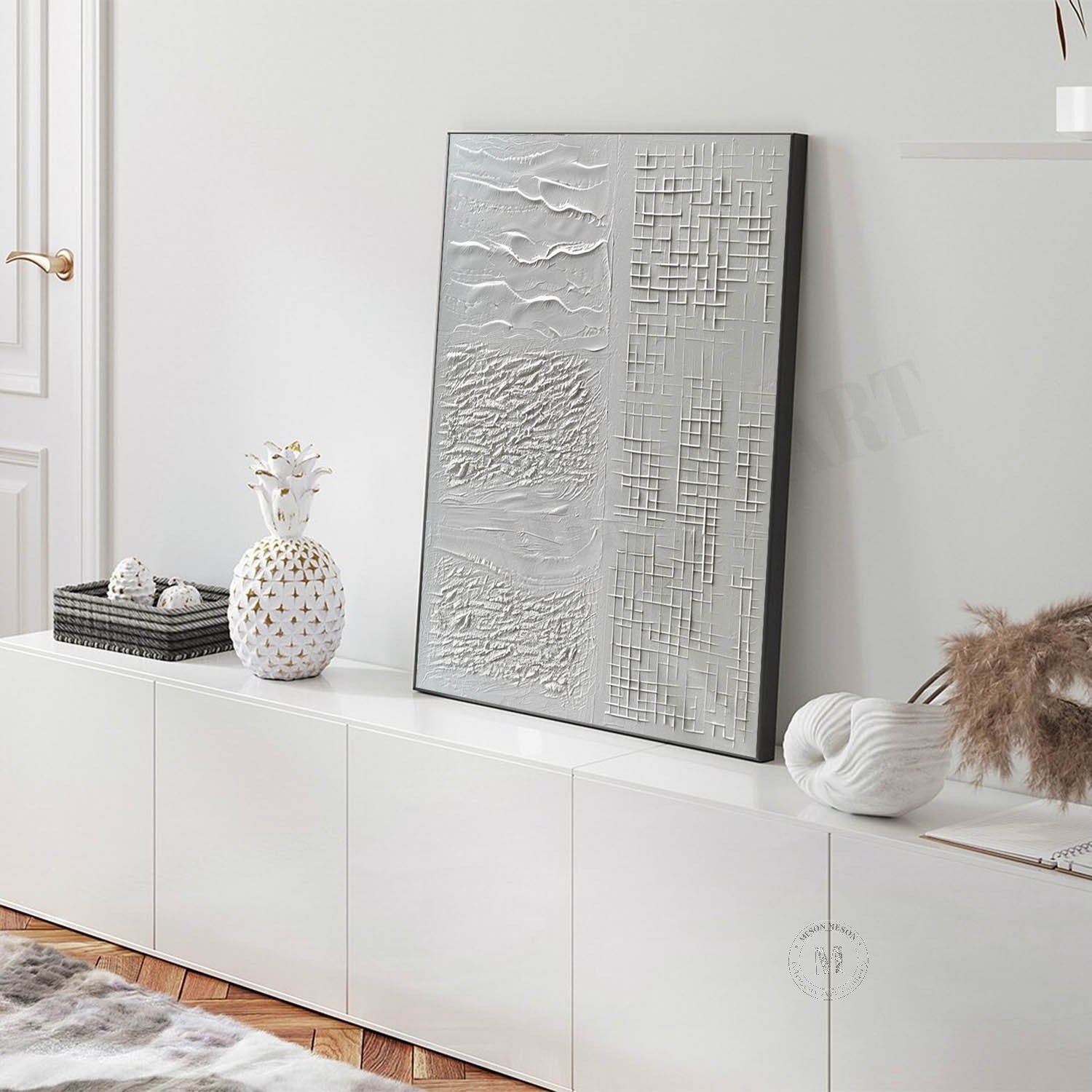 Plaster Art Texture Painting SG351 - Neutralighting