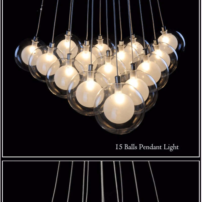 Valentina Modern Bubble Pendant Light, 5 Style - Neutralighting