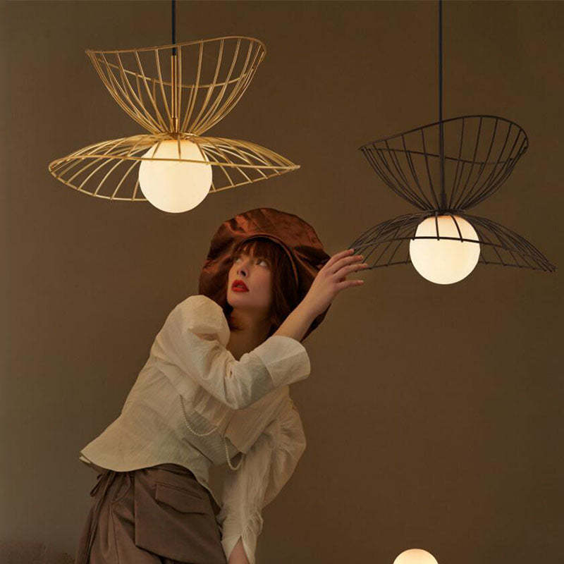 Ritta Pendant Light Modern, Metal, Gold/Black, Kitchen Island - Neutralighting