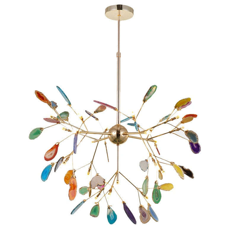 Arisha Flower Branch Semi-flush Mount Ceiling Light, 4 Colour - Neutralighting
