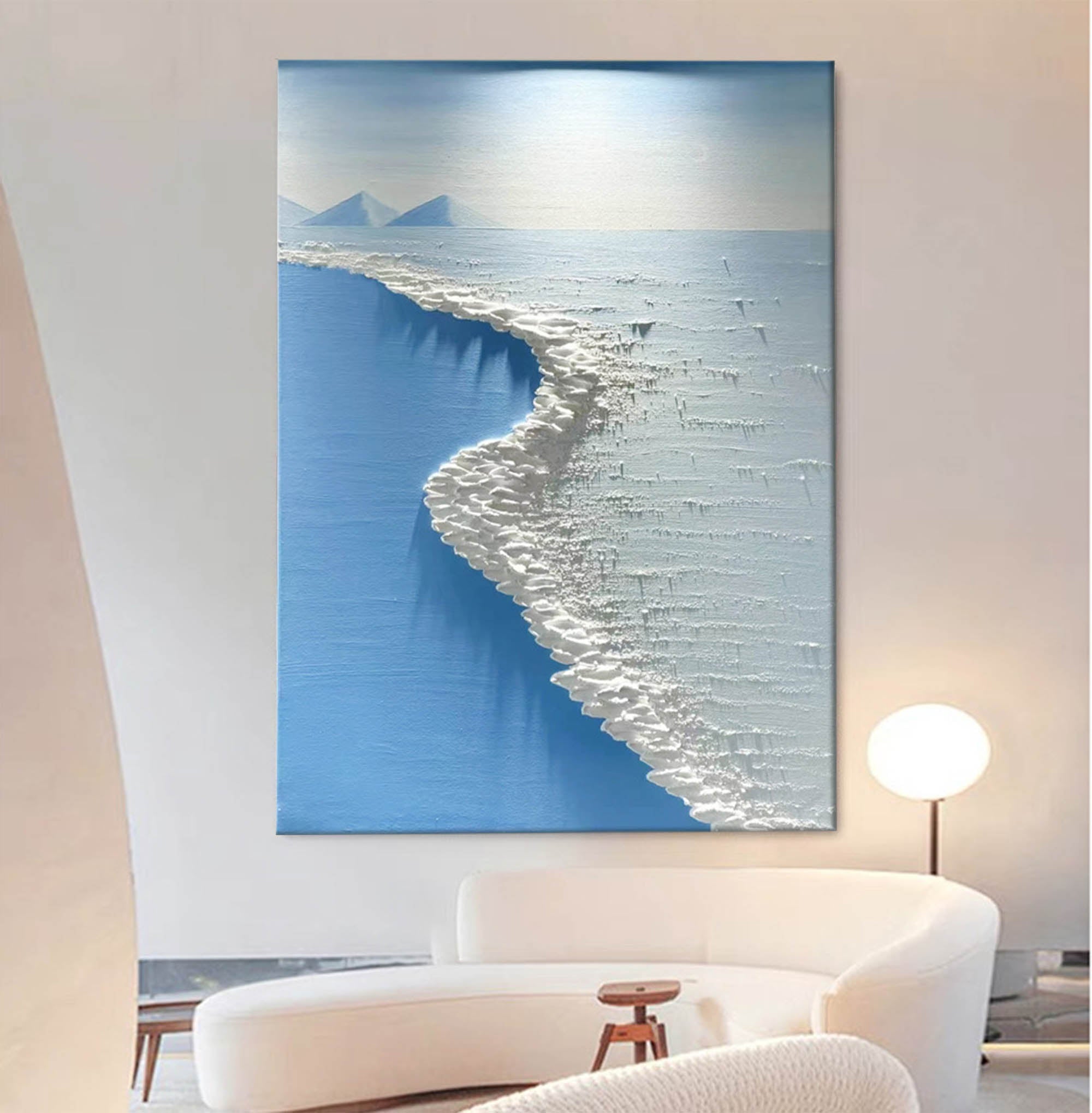 Wall Art Beach & Ocean Grand Gentle Impasto