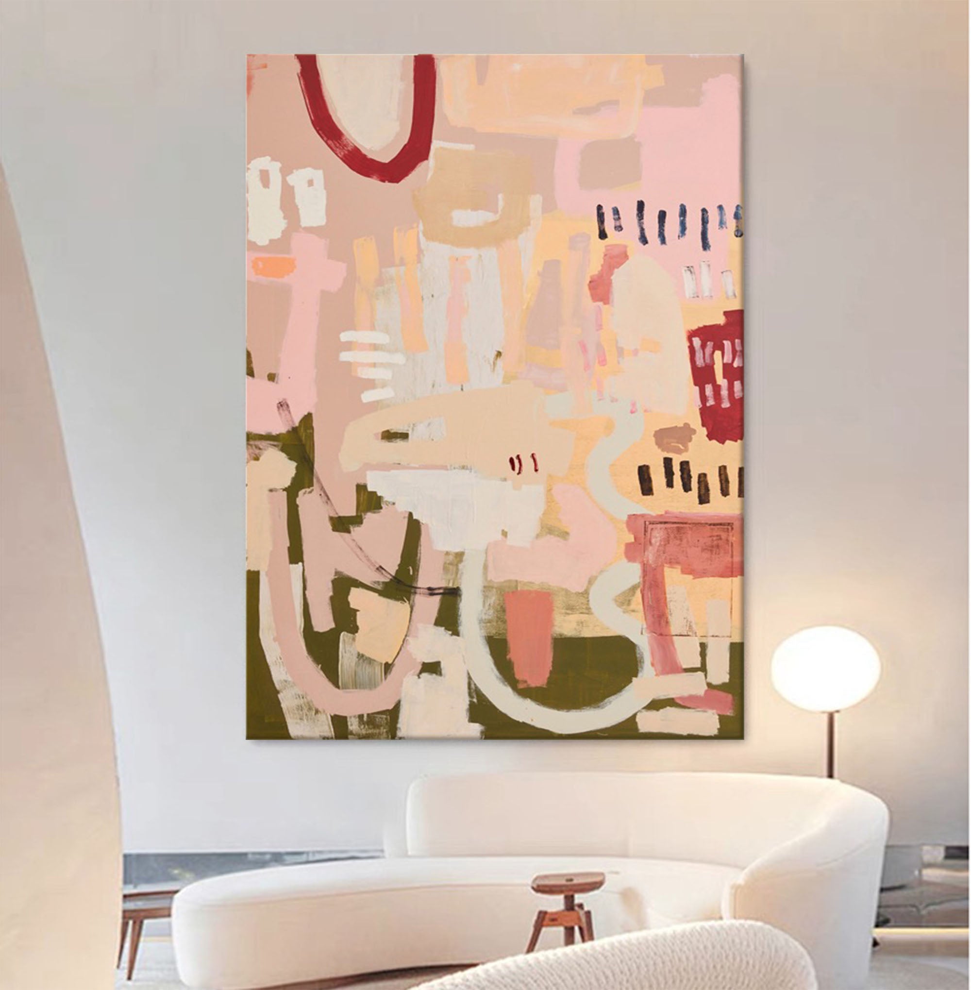 Wall Art Abstract Impressionist Fresh Romantic