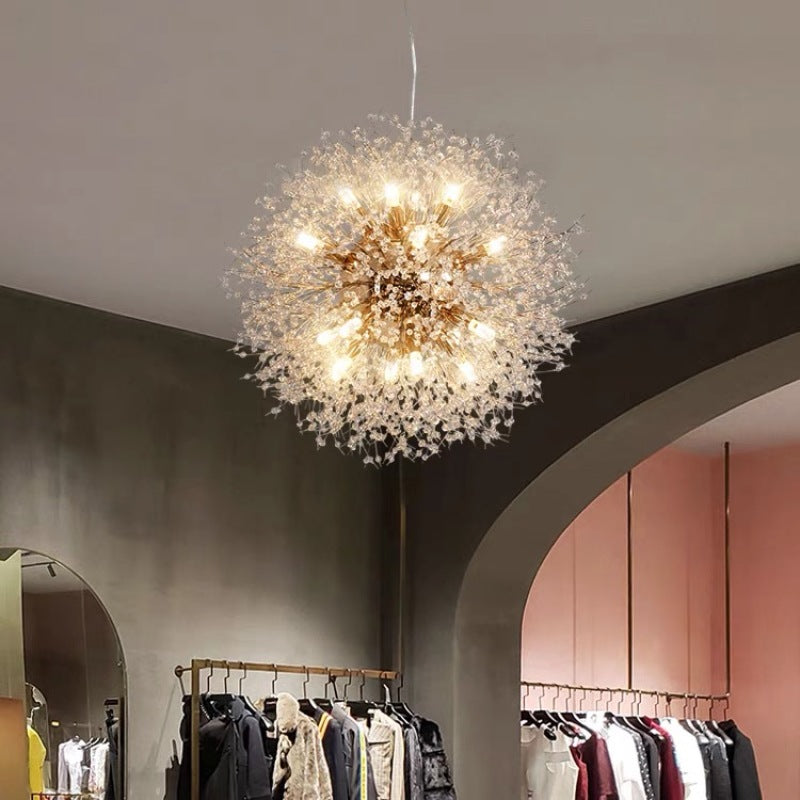 Arisha Elegant Dandelion Minimalist Luxury Pendant Light, Gold/Chorme - Neutralighting