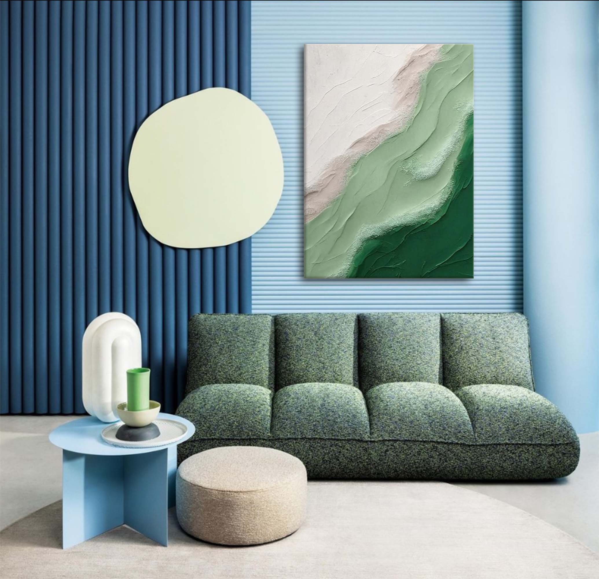 Abstract Canvas Art AB050 - Neutralighting
