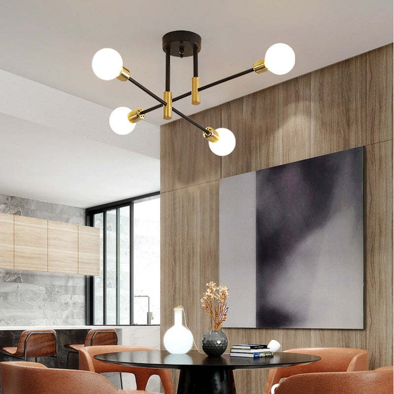 Lindsy Retro Satellite Shape Ceiling Light - Neutralighting