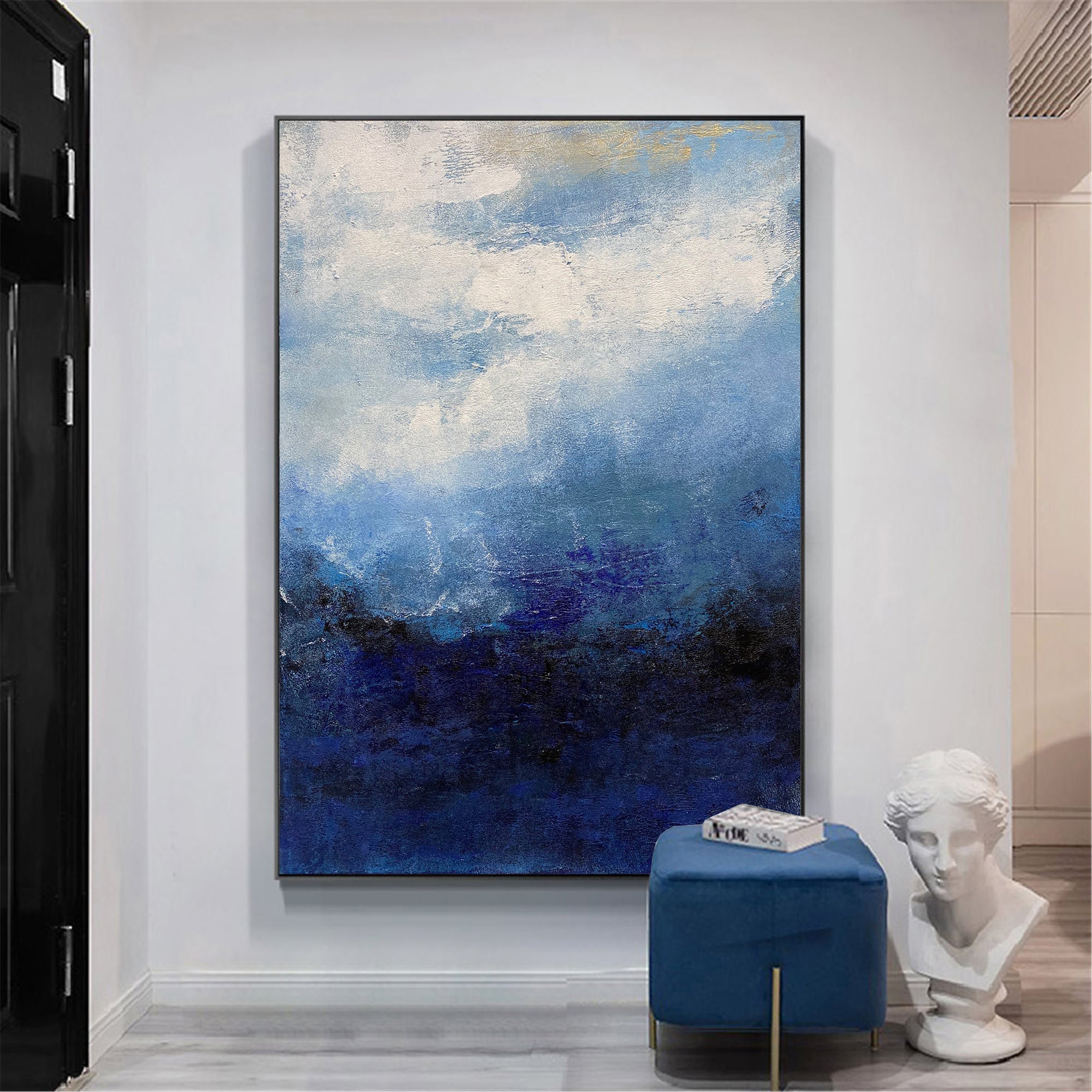 Abstract Seascape Painting ABAV170 - Neutralighting