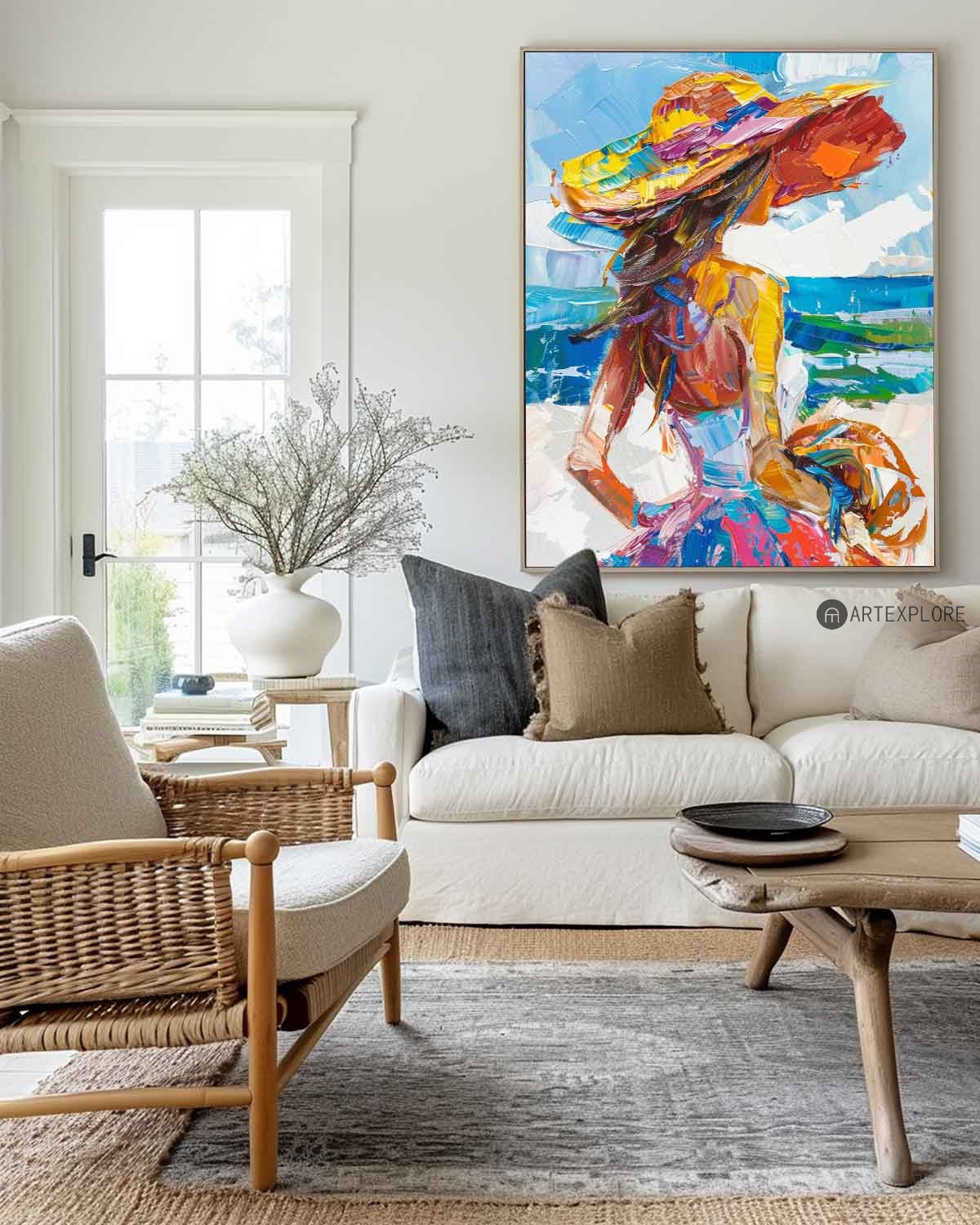 Modern Abstract Painting ABAV521 - Neutralighting