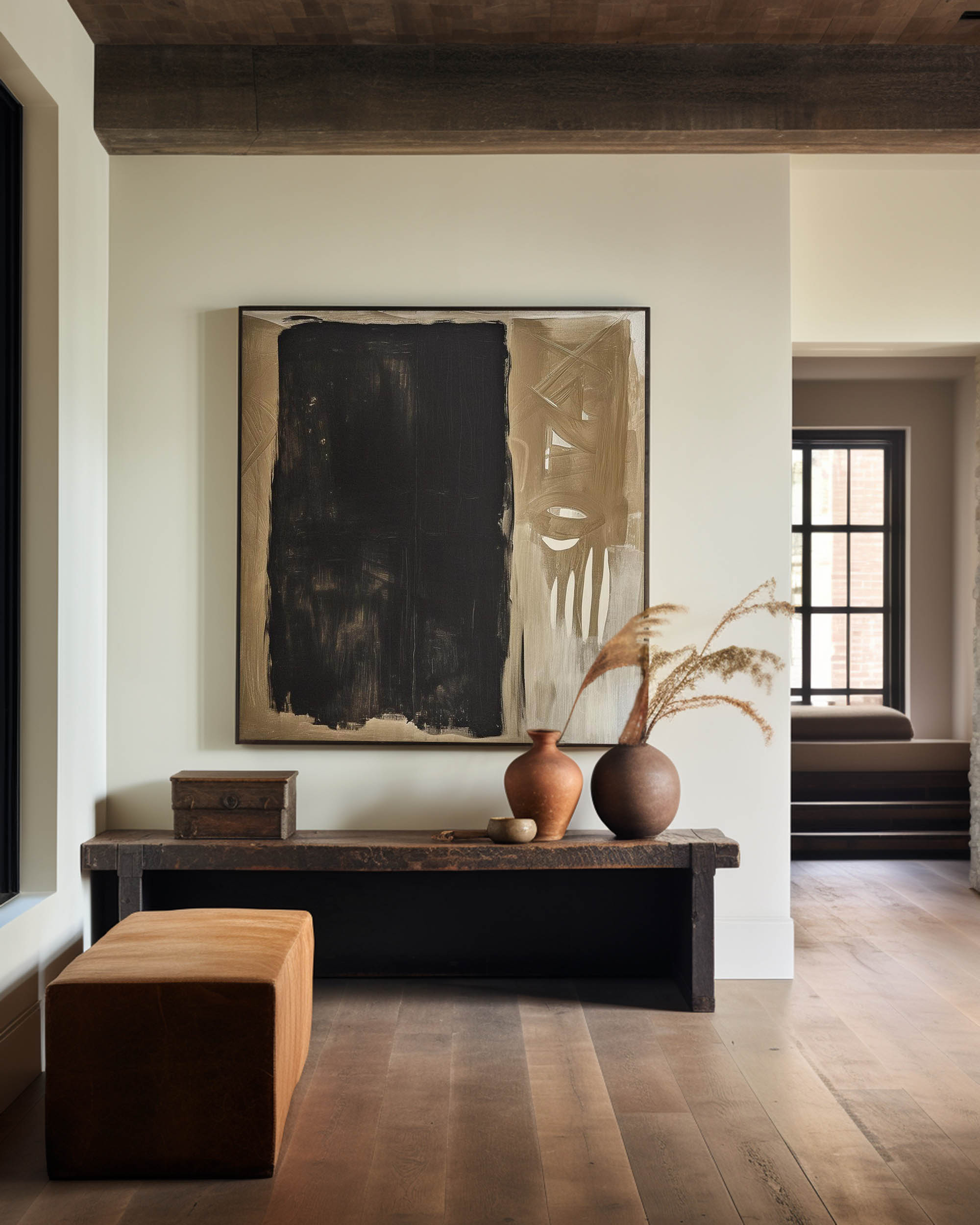 Wall Art Black Monolith Patina