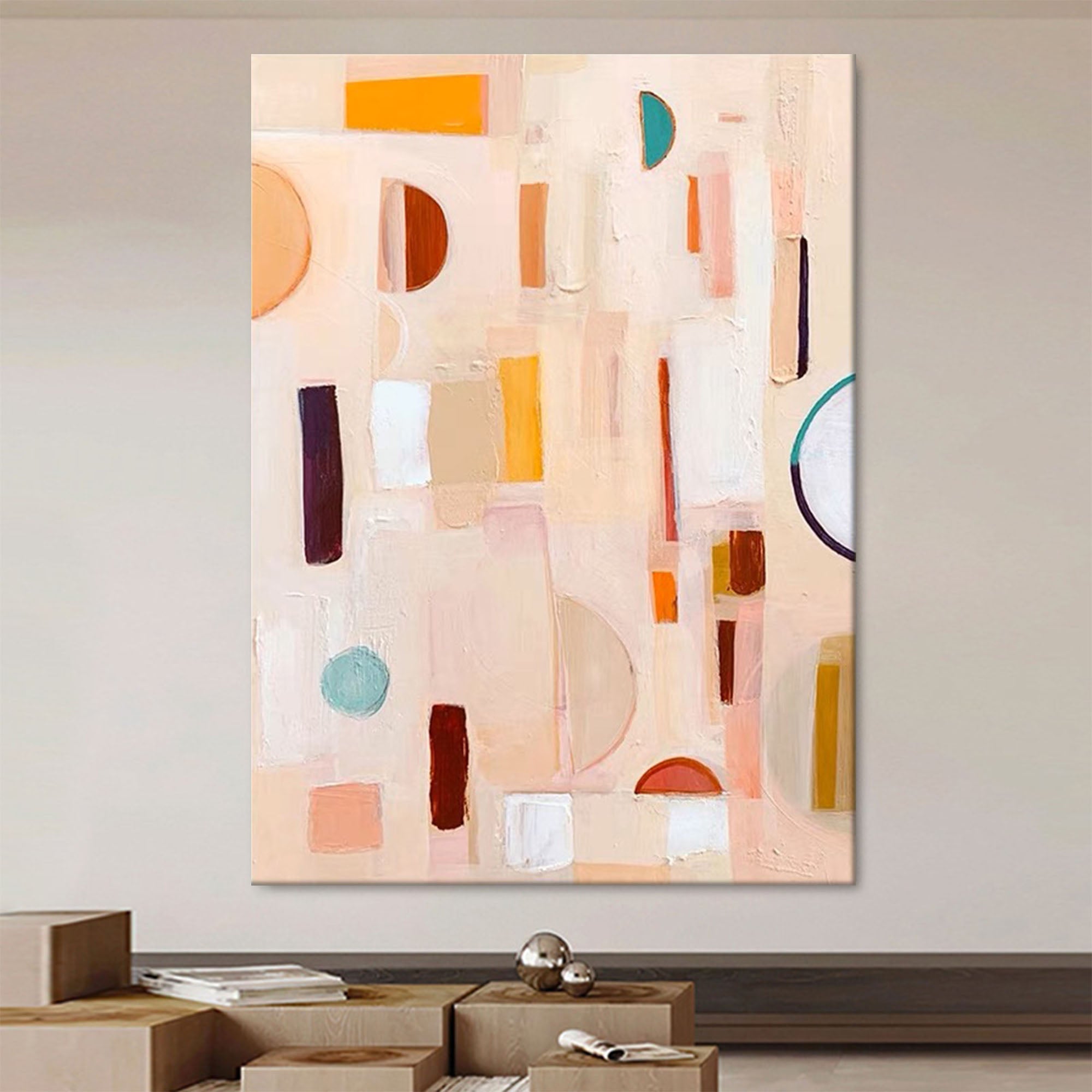 Wall Art Geometric Bohemian Organic Decor