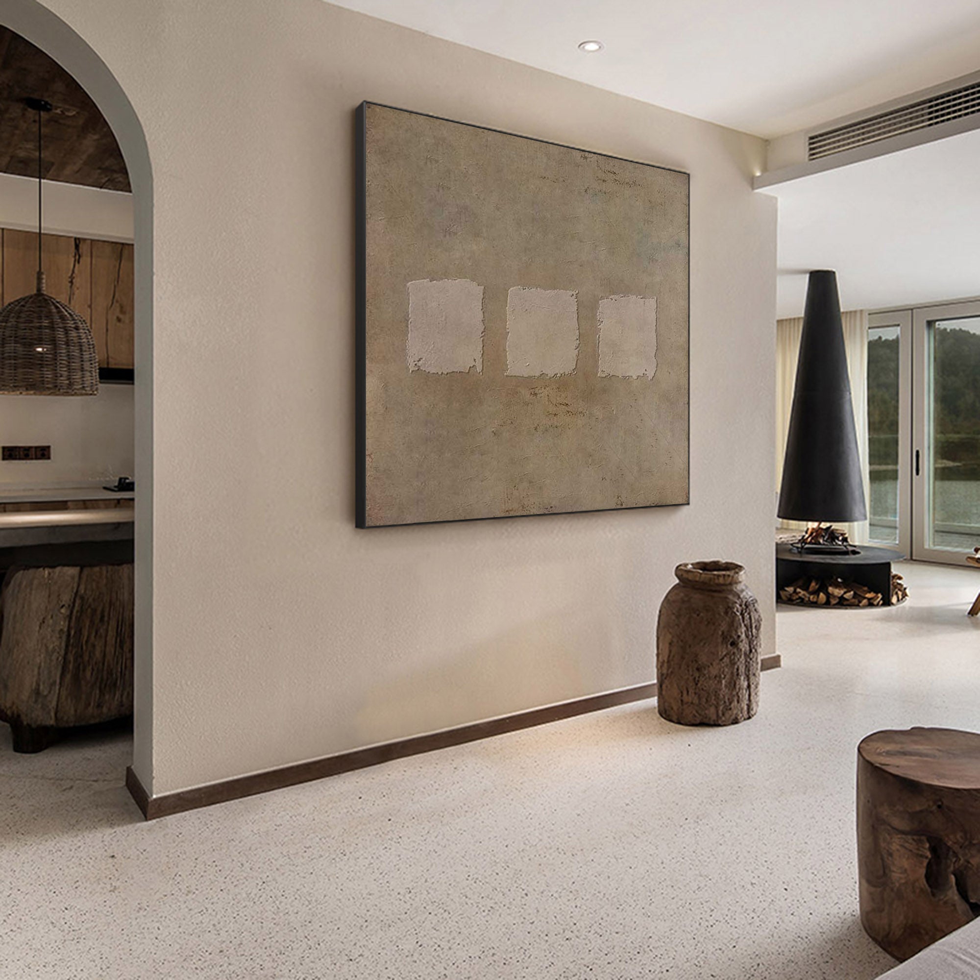Wabi-Sabi Wall Art TX083 - Neutralighting