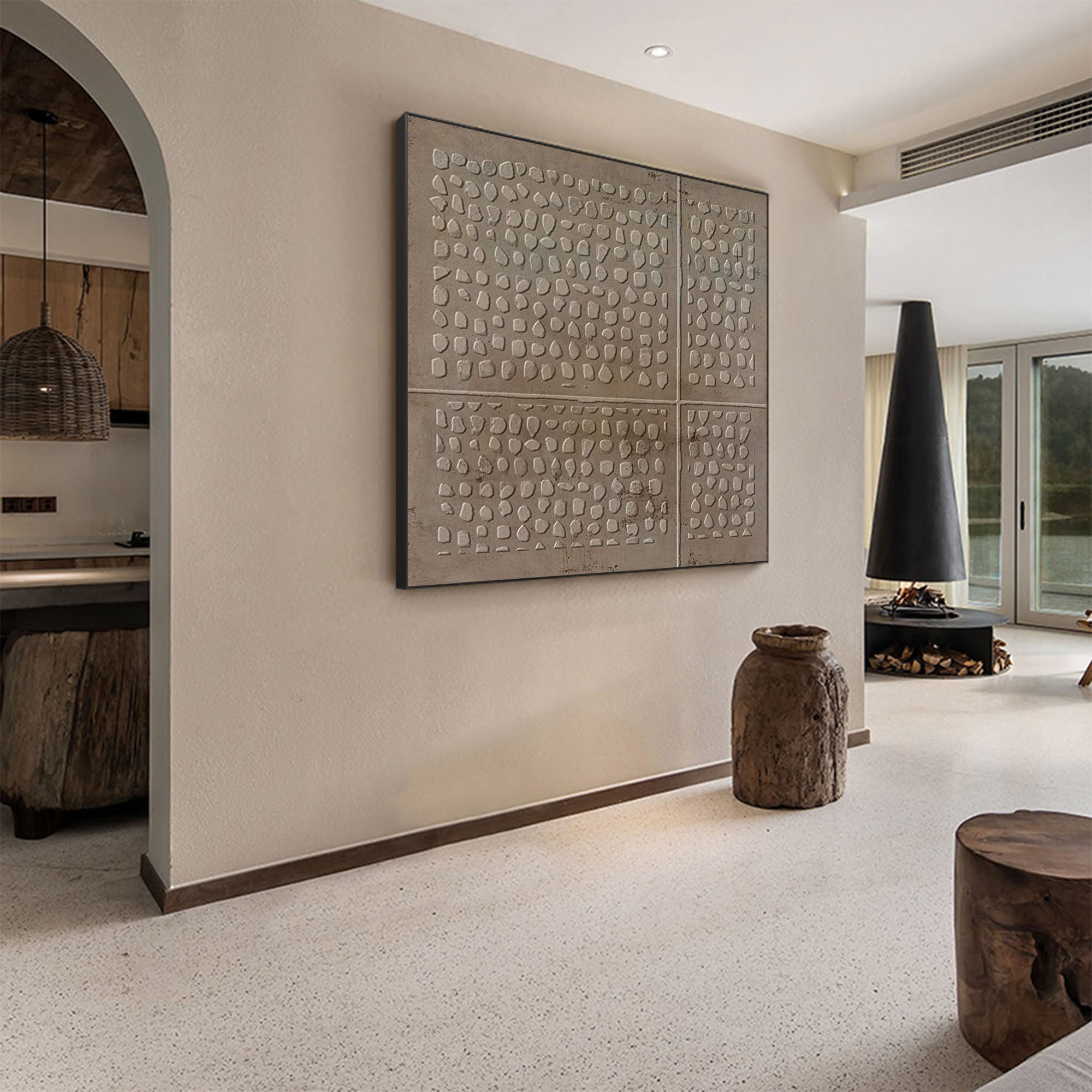 Wabi-Sabi Wall Art TX017 - Neutralighting
