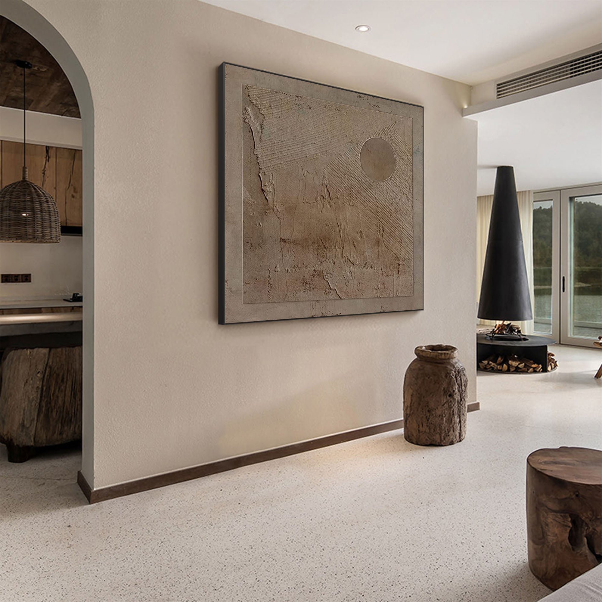 Wabi-Sabi Wall Art TX021 - Neutralighting