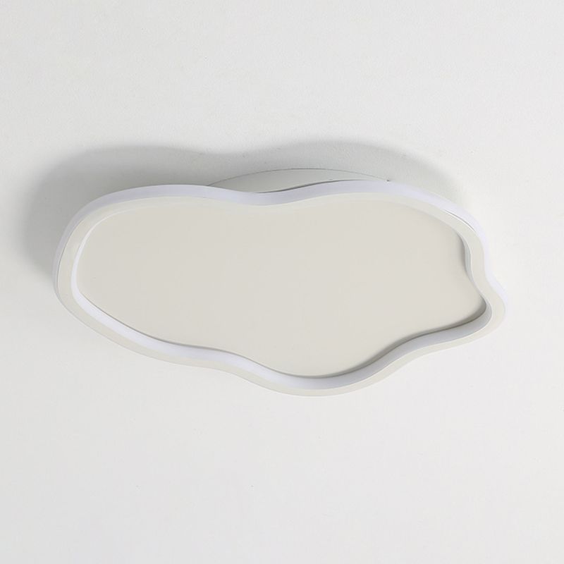 Arisha Modern Metal/Acrylic Flush Mount Ceiling Lights, White/Black - Neutralighting