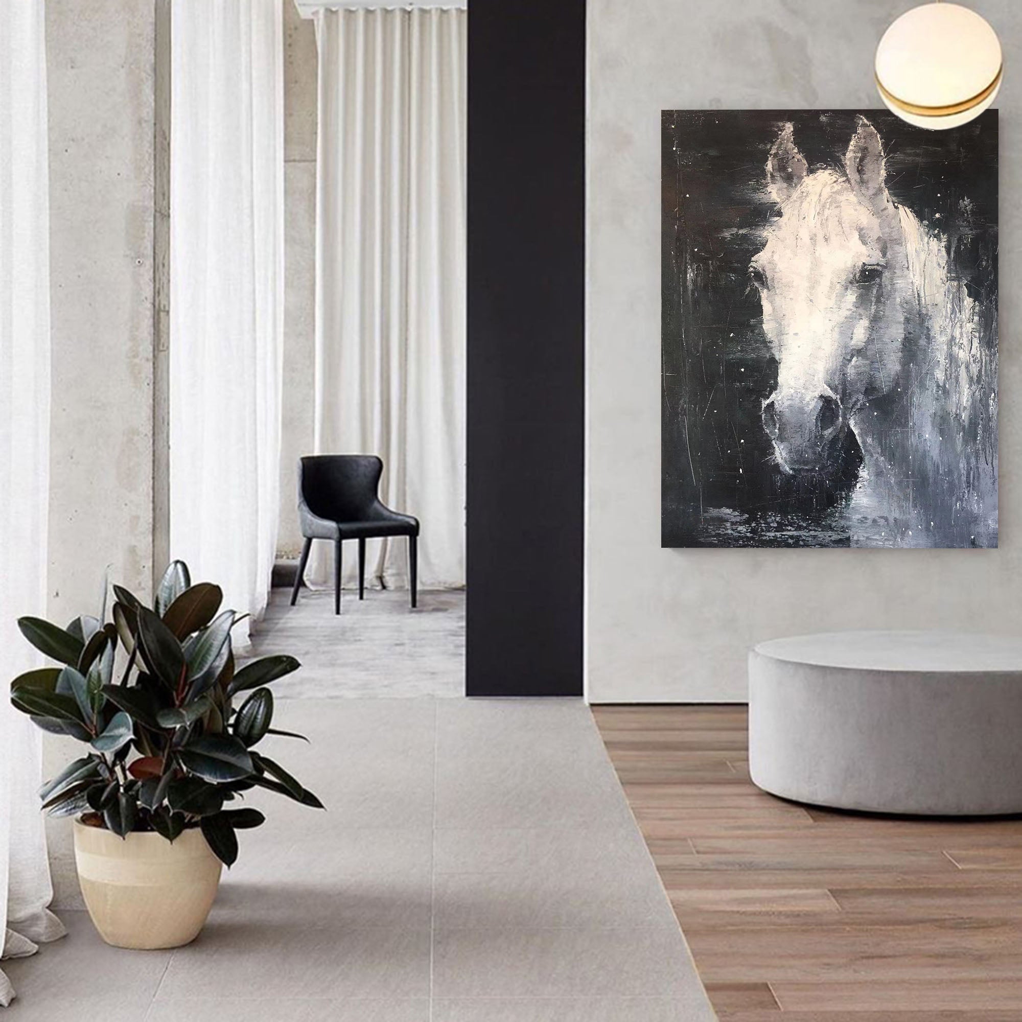 White Horse Painting ANH39 - Neutralighting