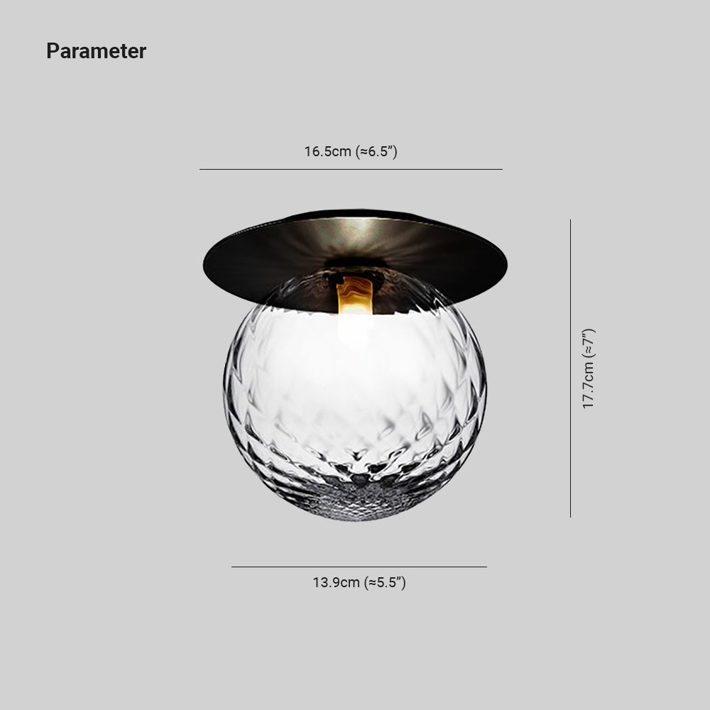 Melo Wall Lamp Chic Sphere Glass - Neutralighting
