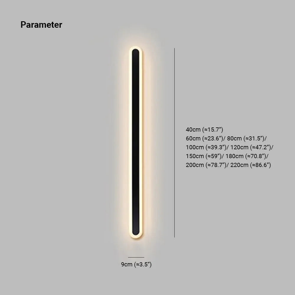 Orral Outdoor Wall Lamp Linear Oval