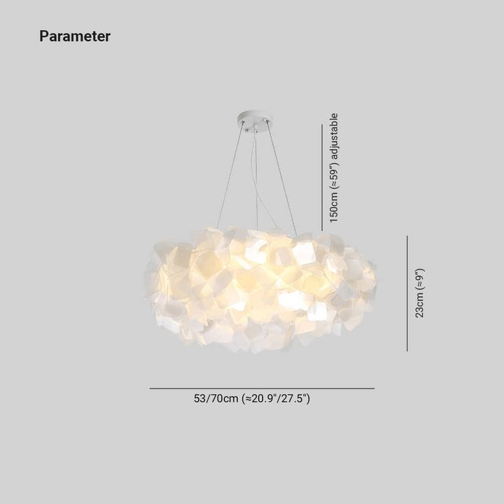 Arisha Modern Multicolour Decorative Flower Acrylic Pendant Light - Neutralighting