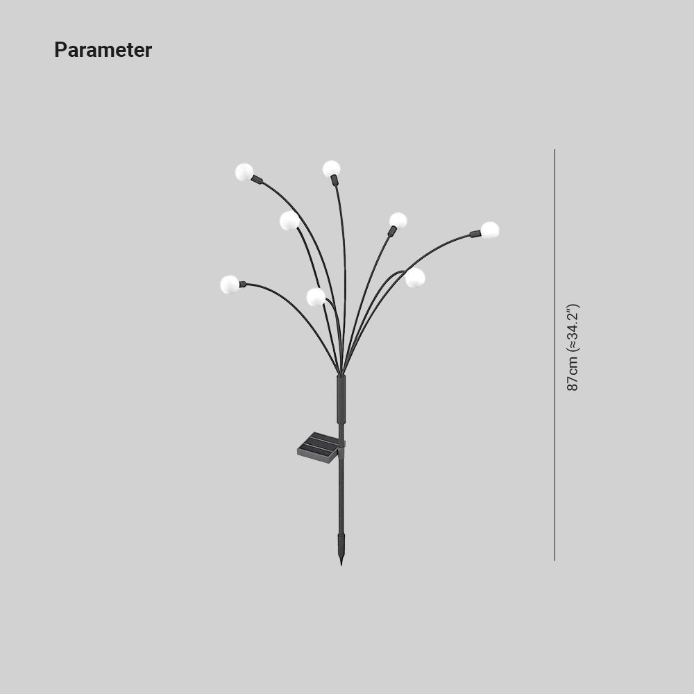 Ray Modern Metal Firefly Multi Lamp holder Outdoor Decoration Post Light - Neutralighting