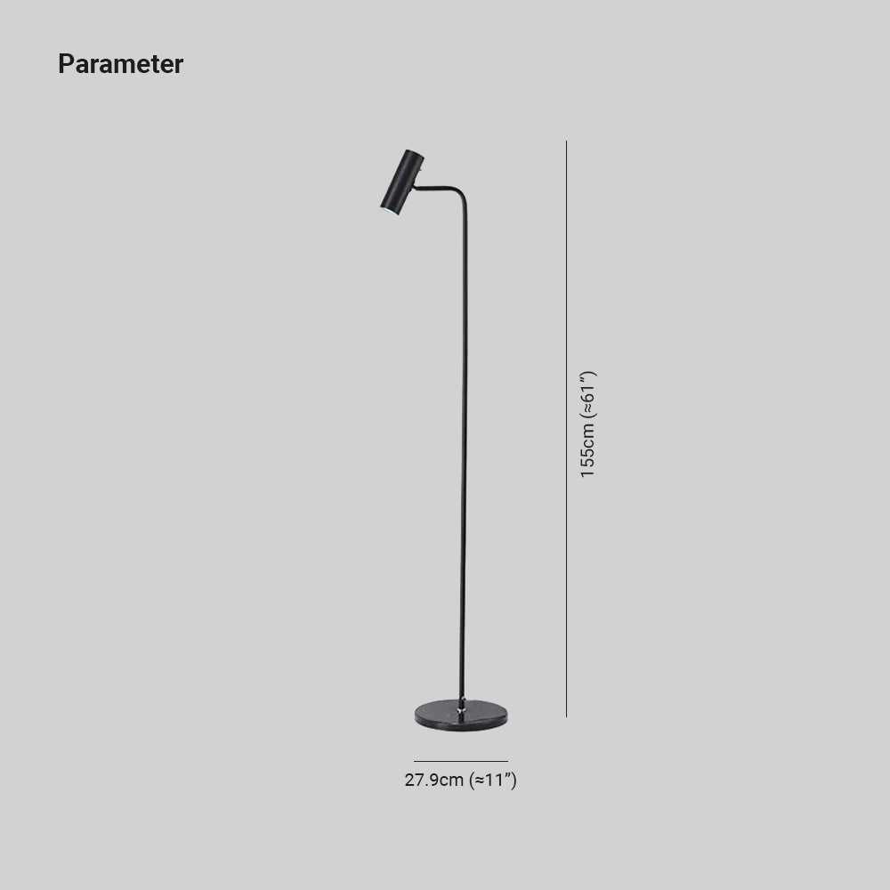Freja Floor Lamp Vertical Modern/Minimalist, Metal, Multi-Color, Bedroom - Neutralighting