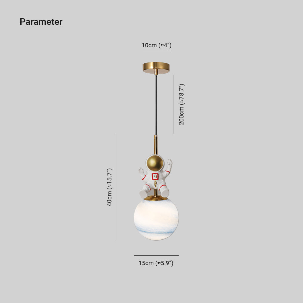 Arisha Pendant Light, 2 Style Astronaut - Neutralighting