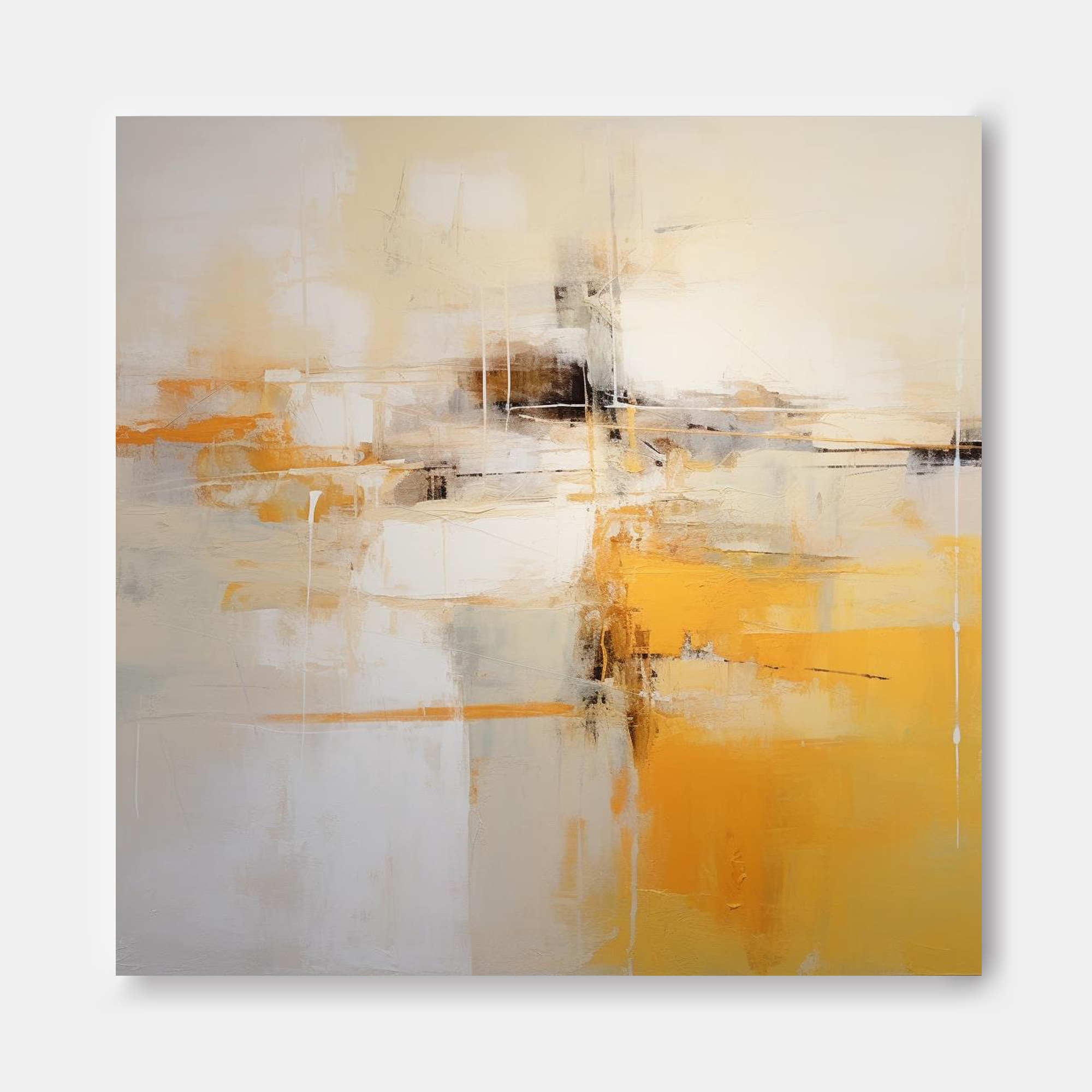 Abstract Canvas Art AB055 - Neutralighting