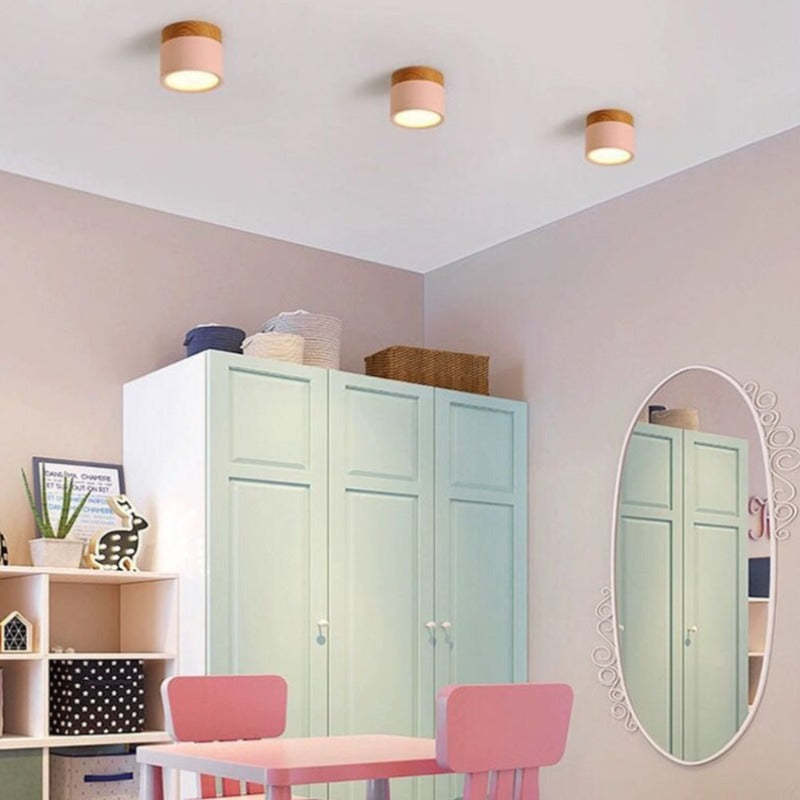 Jojo Cylindrical Flush Mount Ceiling Light - Neutralighting