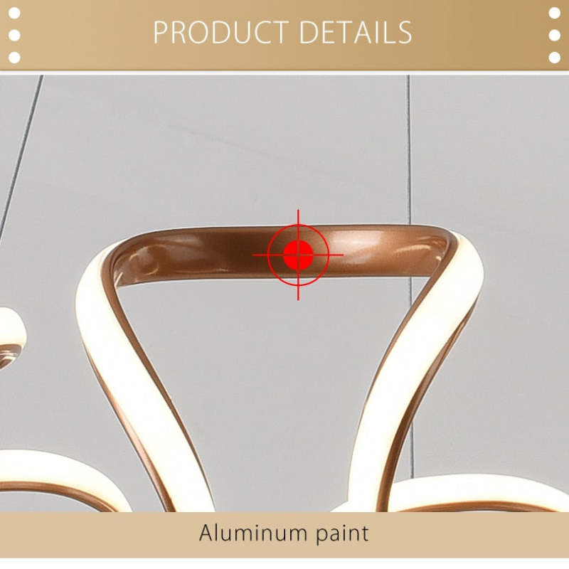 Clyra Modern Irregular Flower Pendant Light, 3 Colors - Neutralighting