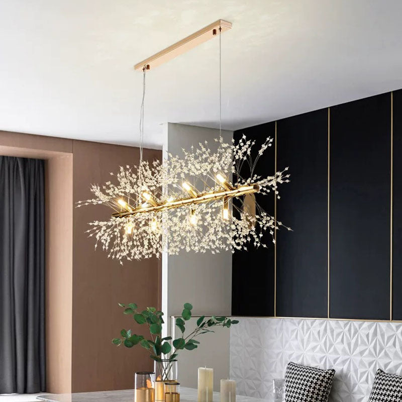 Arisha Creative Art Chandelier Crystal Pendant Light for Dining Room - Neutralighting