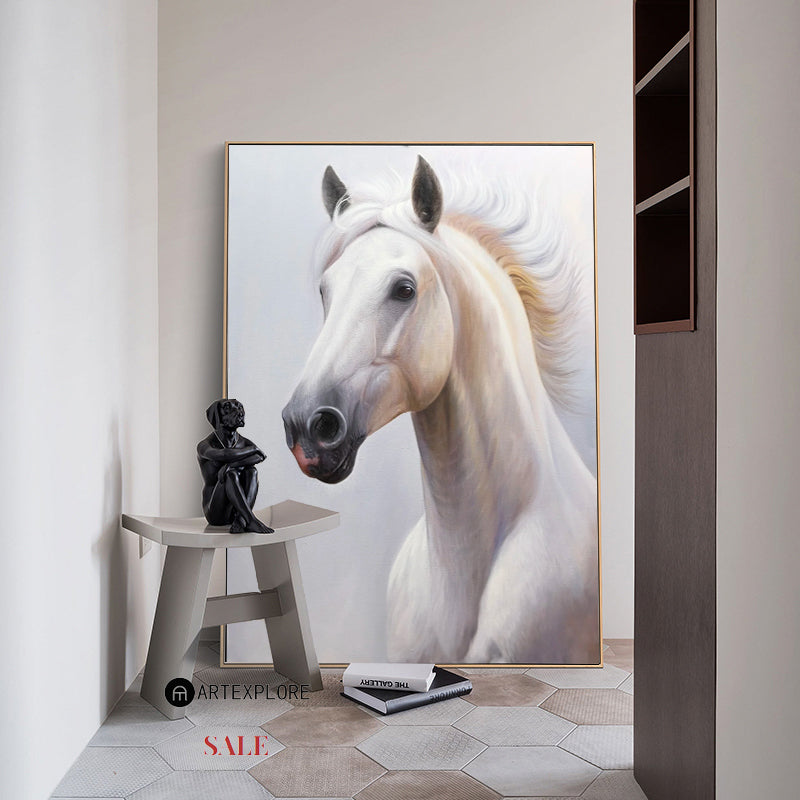 White Horse Painting ANH57 - Neutralighting