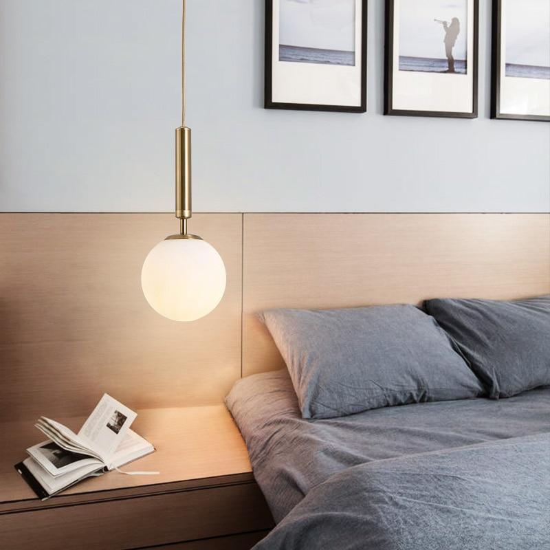 Valentina Modern Glass Ball Pendant Light, White/Clear - Neutralighting