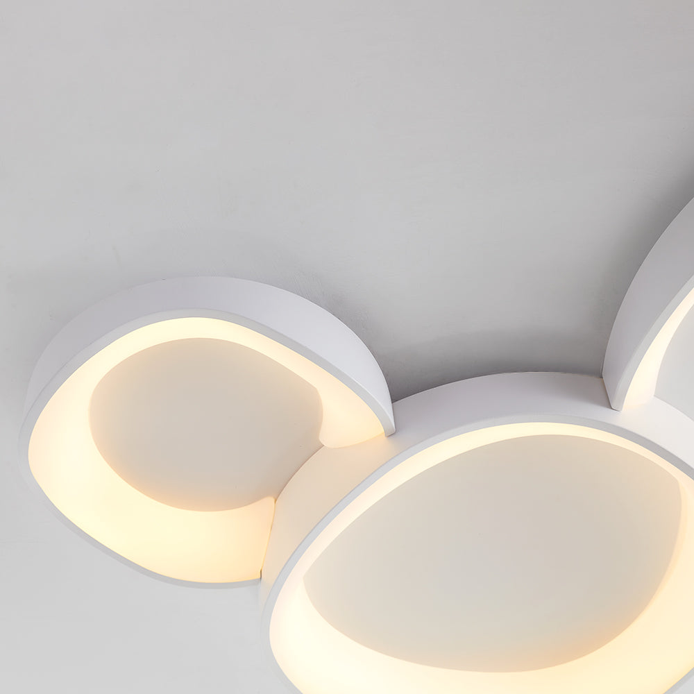 Arisha Modern Wave Flush Mount Ceiling Light - Neutralighting