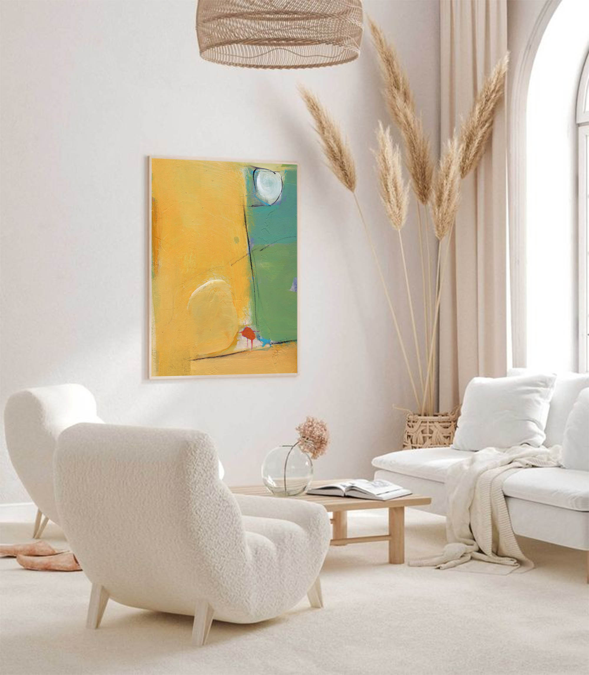 Wall Art Minimalist Geometric Bold Energetic