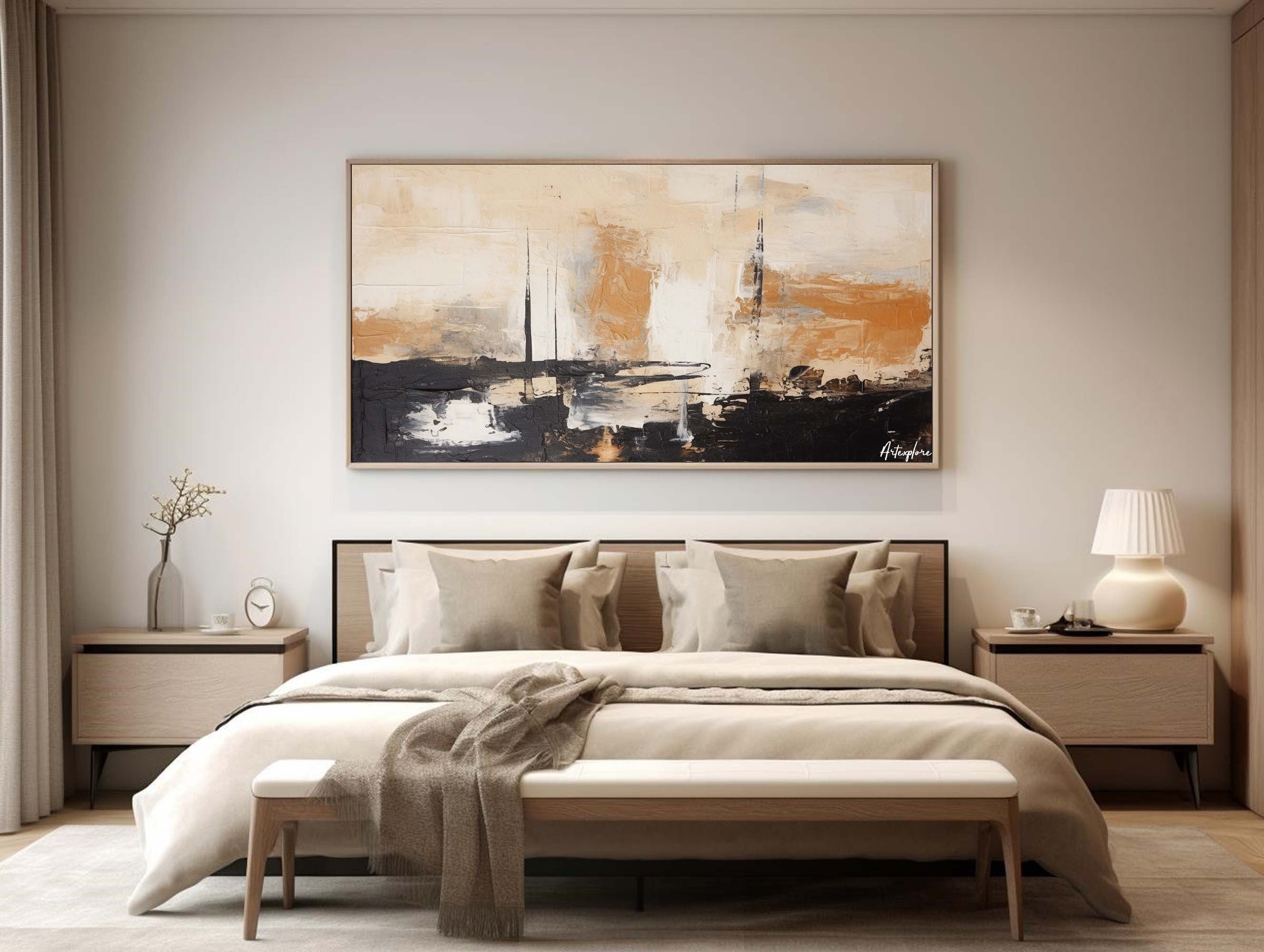 Wall Art Vintage Industrial Skyline