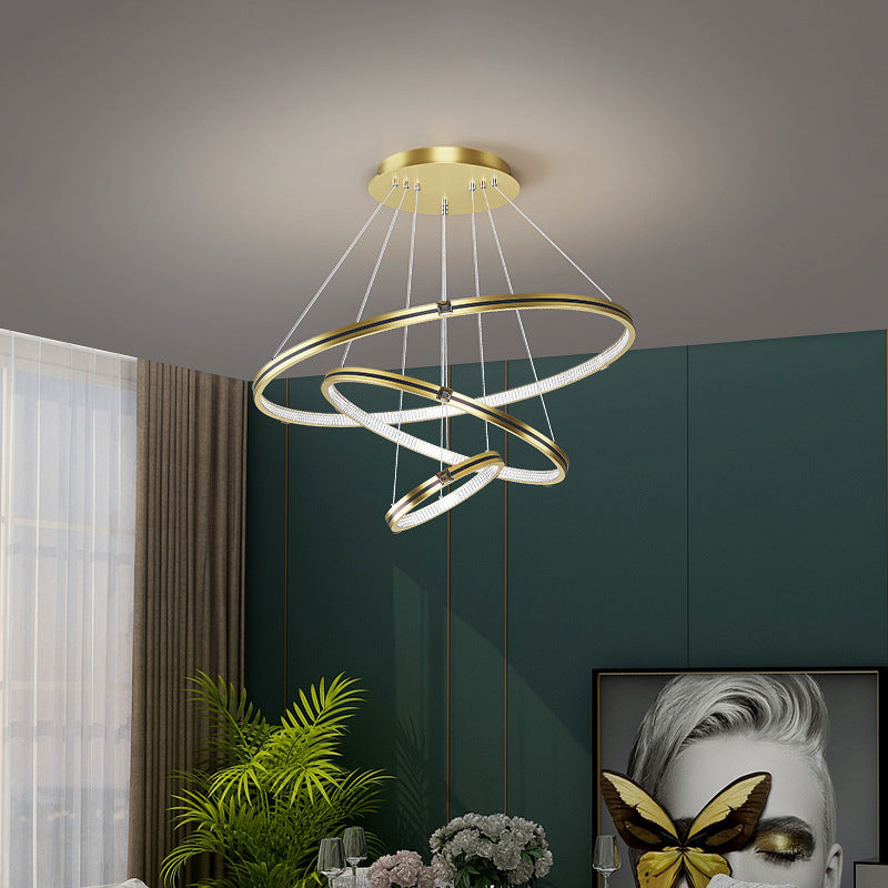 Arisha LED Rings Adjustable Pendant Light For Living Room &Dining Room - Neutralighting