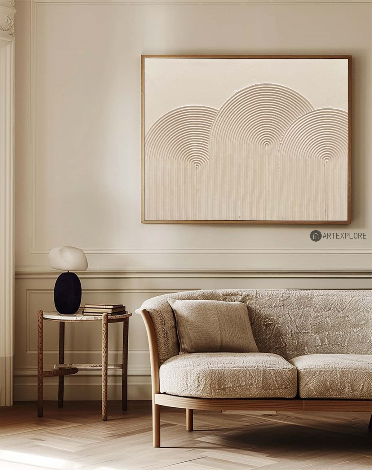 Organic Arch Contour Abstract Art