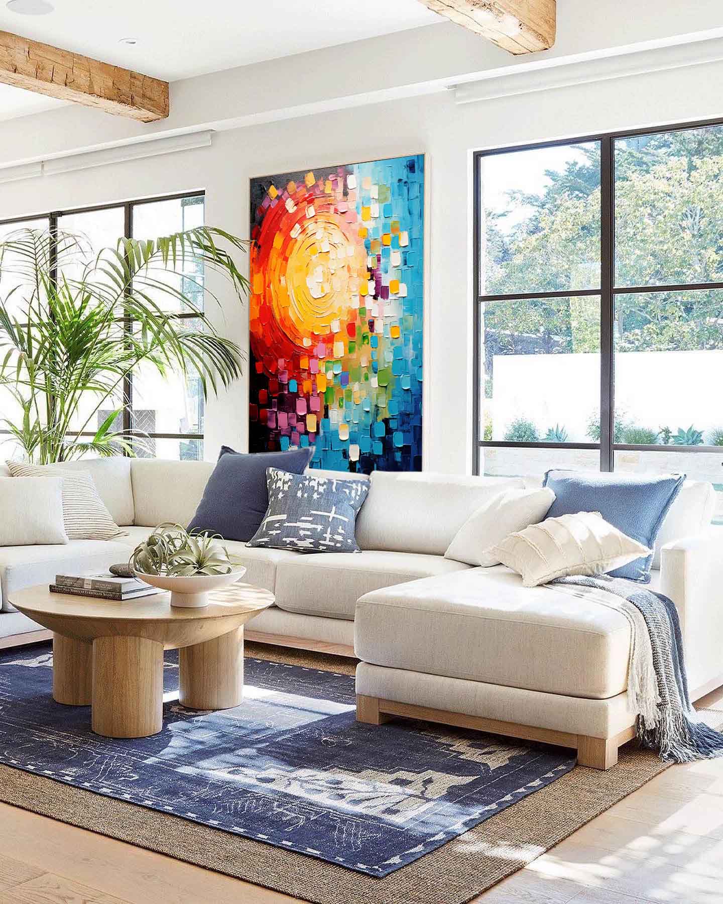 Wall Art Abstract Geometric Modern