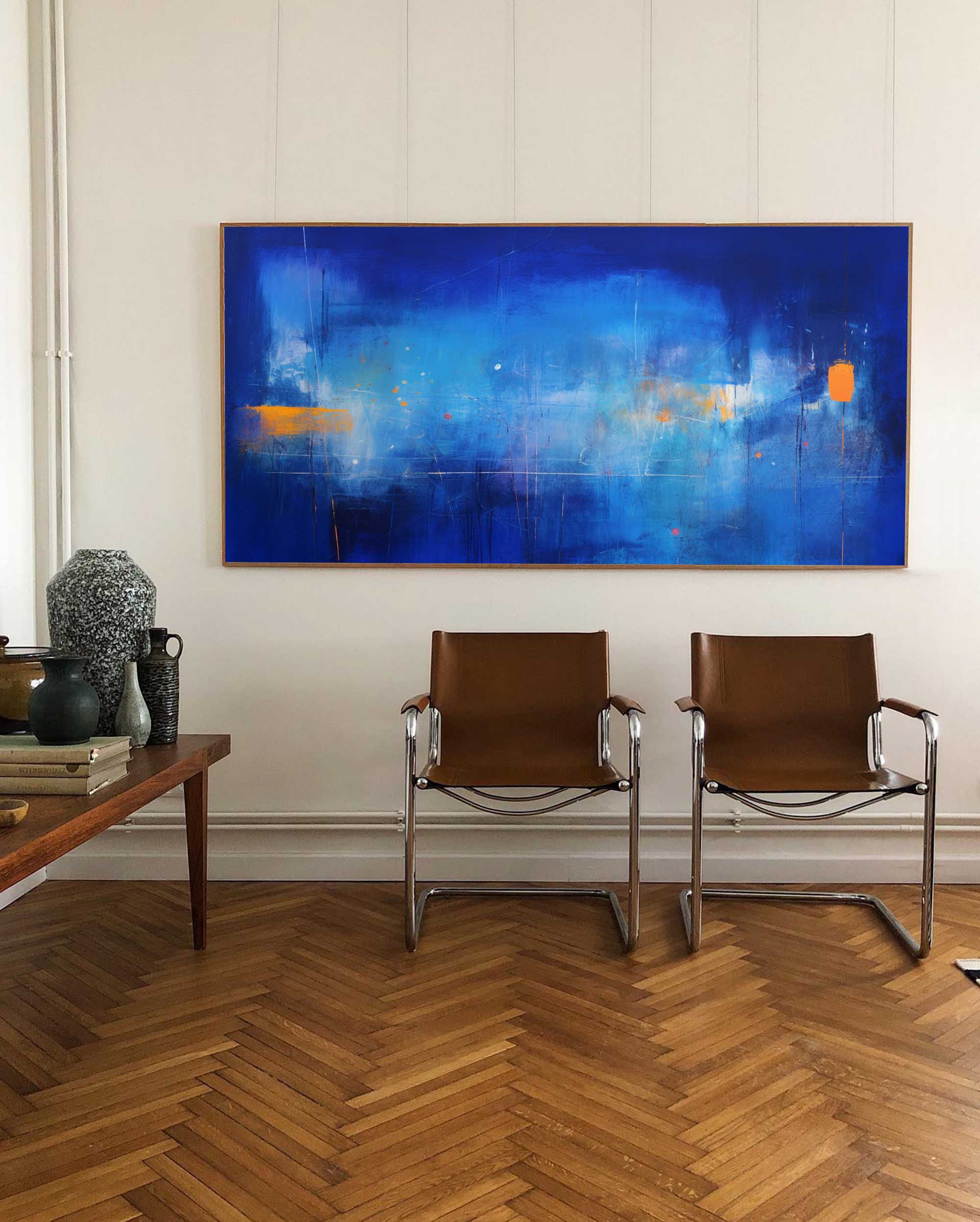 Abstract Canvas Art AB216 - Neutralighting
