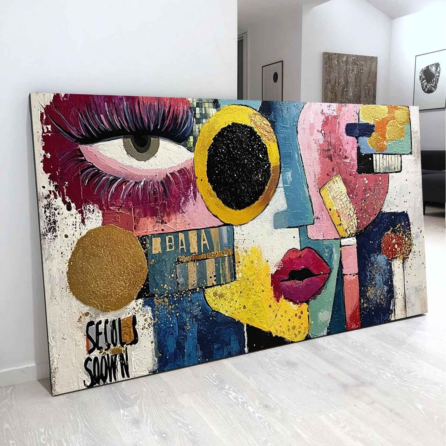 Cubist Pop Art Abstract Face Painting