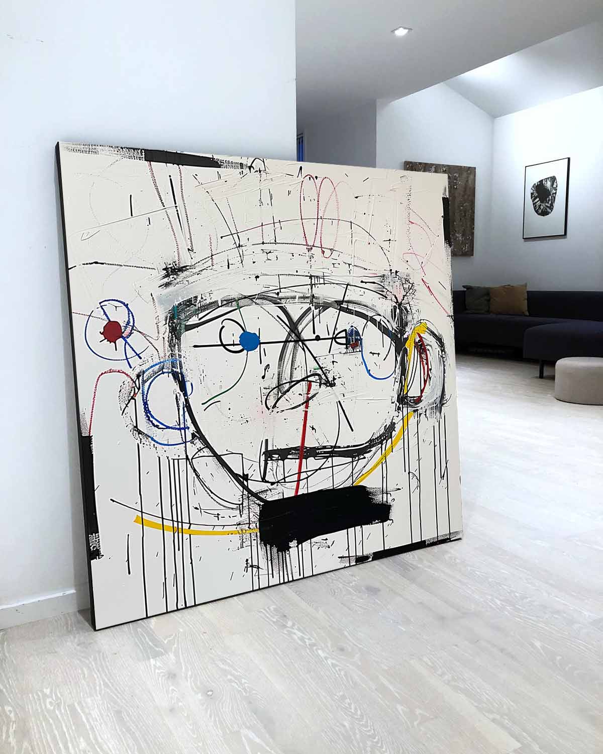 Wall Art Abstract Graffiti Figurative Dynamic Minimalist